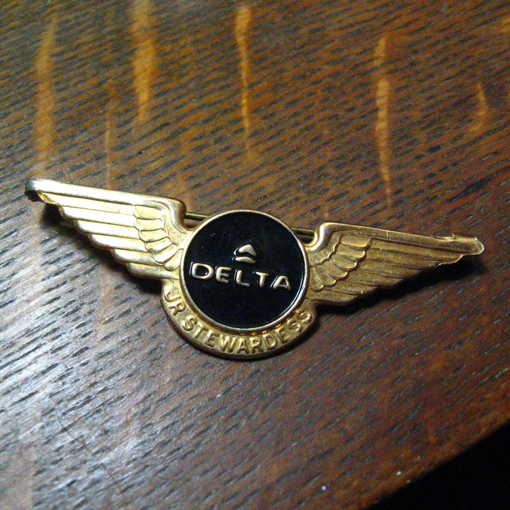 ✈️ Delta Airlines Vintage Junior Stewardess Wings